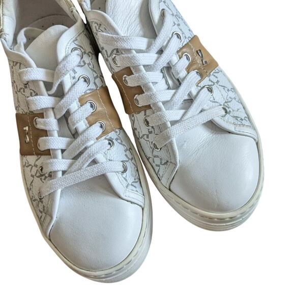 NeroGiardini Leather Logo Skater Womens White Sneakers Size US5.5-6 EU36 - Picture 4 of 15